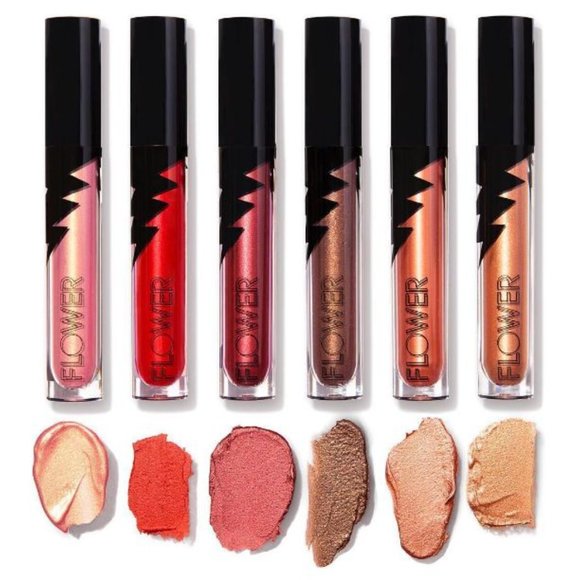 FLOWER Miracle Matte Metallic Liquid Lip Color Bronze Addiction .176 oz NEW - Picture 4 of 4